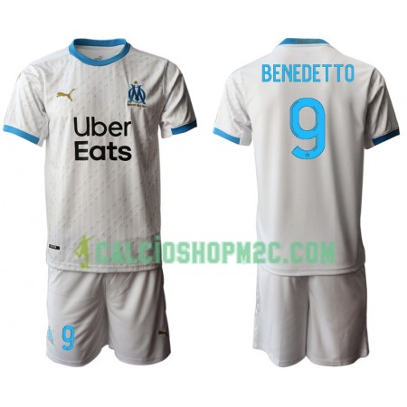 Olympique de Marseille Andre-Pierre Gignac 9 Bambino Maglia Prima 2020/2021 Manica Corta (+ Pantaloncini)